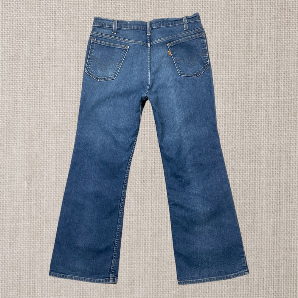 Vtg Levi’s 517 Bootcut Orange Tab Jeans Men’s 38x30 - 70s 80s - Picture 4 of 10